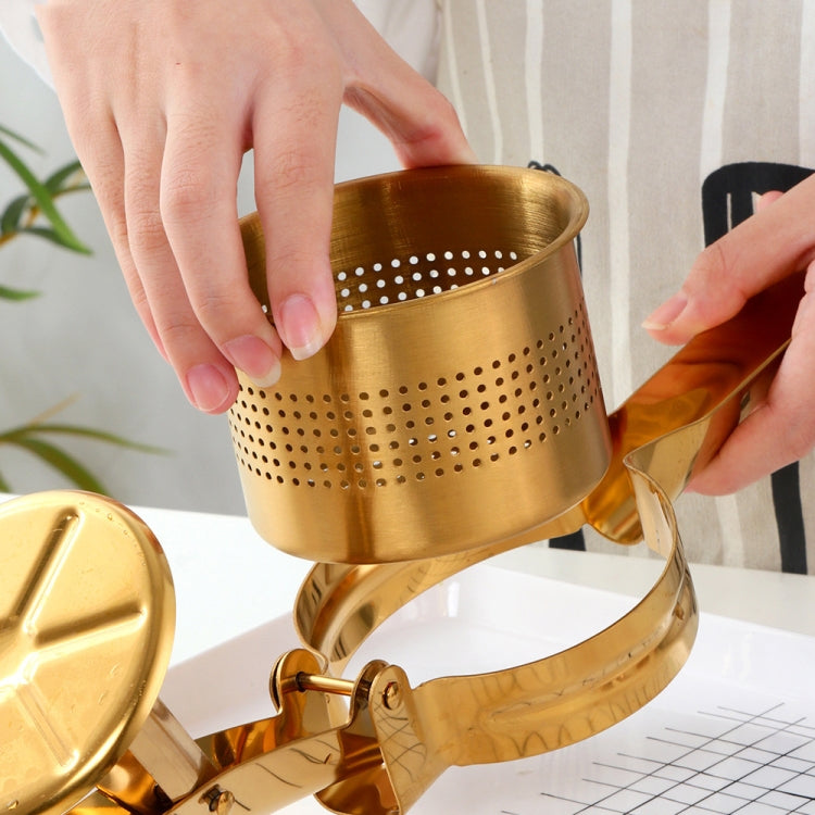 Stainless Steel Manual Juicer Detachable Juicer Commercial Large Capacity Fruit Juicer Rose Gold