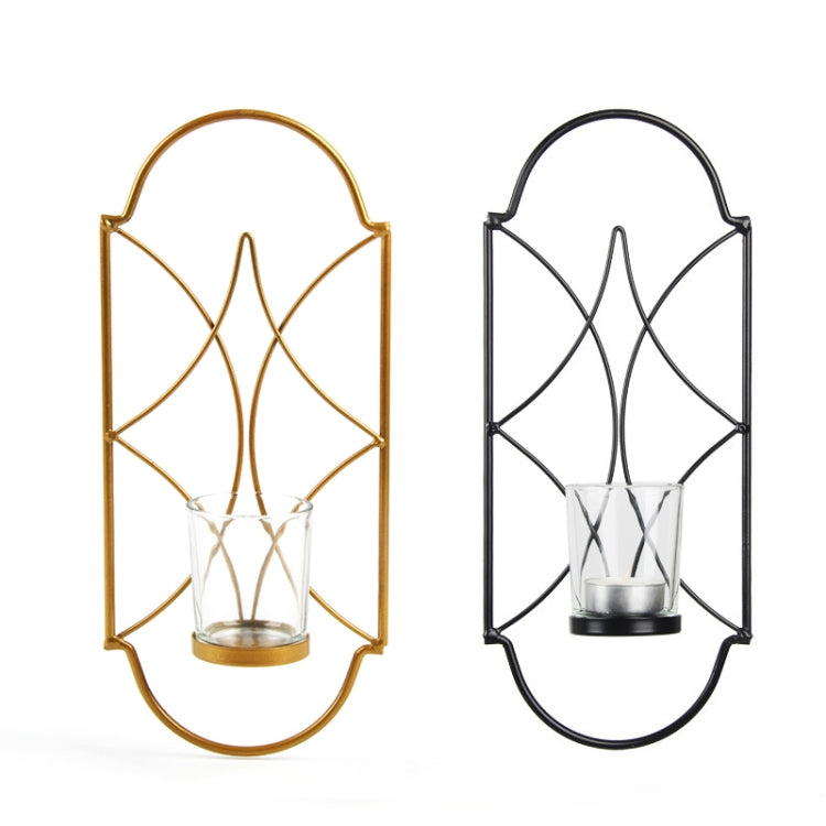 2 PCS 2002 Wall Hanging Iron Candle Holder Wall Decoration Pendant