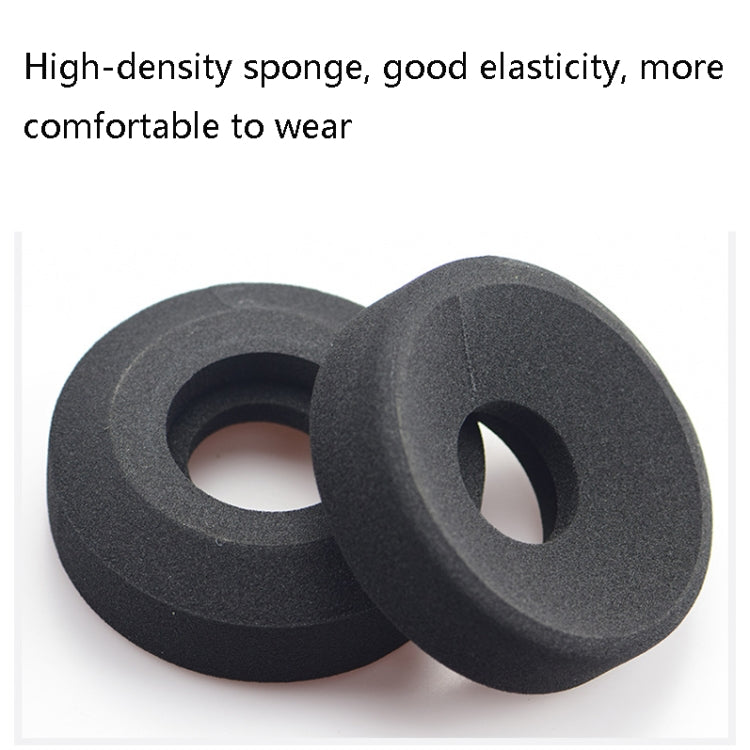 1 Pairs SR325 Large Headphones Hard Sponge Cover For Grado PS1000/GS1000i/RS1i/RS2i(Black)
