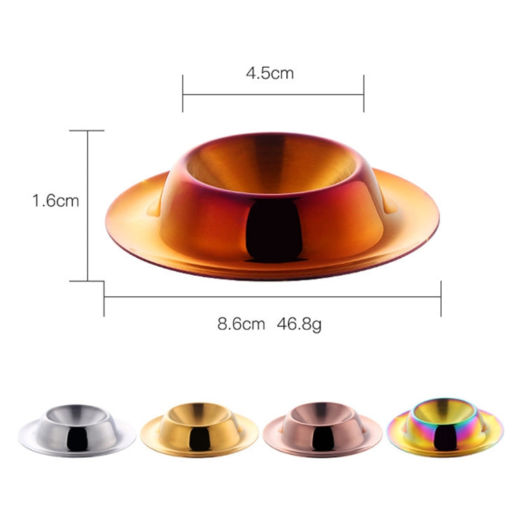 2 PCS Stainless Steel Egg Tray Table Utensils, Specification: Silver