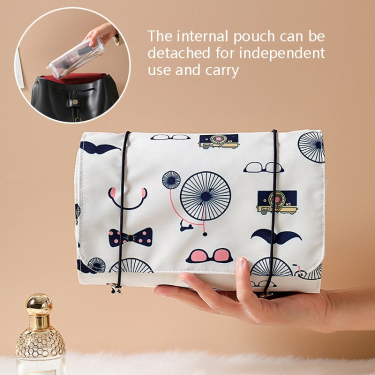 4 In 1 Multi-Function Cosmetics Storage Bag Removable Large Capacity Travel Convenient Cosmetic Bag Wash Bag, Colour: Upgrade Blue