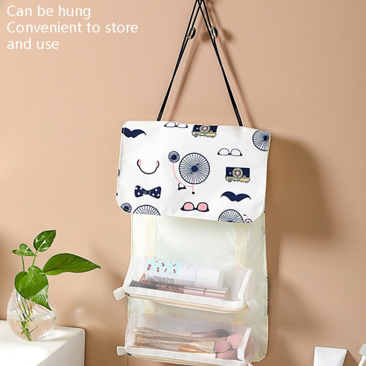 4 In 1 Multi-Function Cosmetics Storage Bag Removable Large Capacity Travel Convenient Cosmetic Bag Wash Bag, Colour: Upgrade Blue