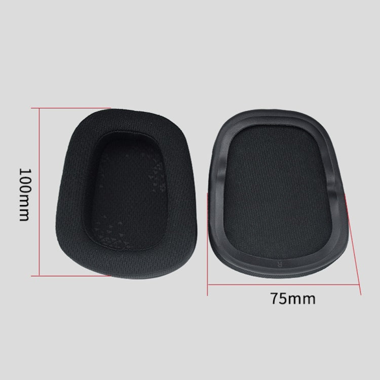 1 Pairs D0005 Headphone Sponge Cover Headphone Earmuffs Head For Logitech G633 / G933 / G933S, Colour: Net Cloth