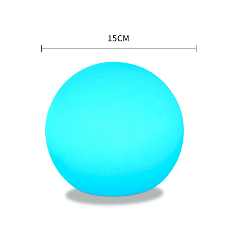 3W Alexa Voice Control Smart Light WIFI Mobile Phone APP Atmosphere Night Light, Specification: 15cm (Round Ball)