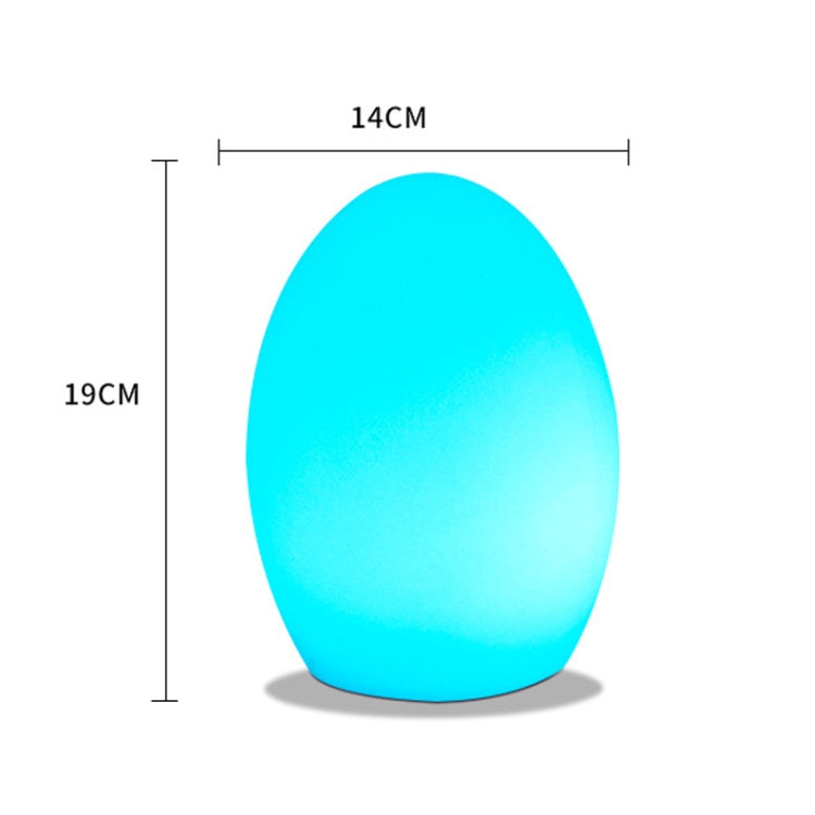 3W Alexa Voice Control Smart Light WIFI Mobile Phone APP Atmosphere Night Light, Specification: 14x19cm (Egg-shaped Lamp)