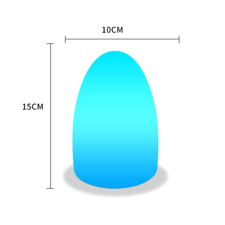 3W Alexa Voice Control Smart Light WIFI Mobile Phone APP Atmosphere Night Light, Specification: 10x15cm (Egg Light)