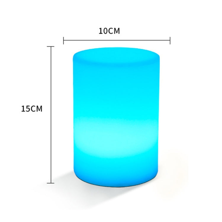 3W Alexa Voice Control Smart Light WIFI Mobile Phone APP Atmosphere Night Light, Specification: 10x15cm (Cylindrical Light)