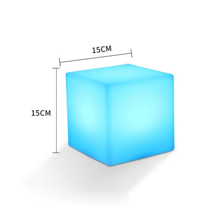 3W Alexa Voice Control Smart Light WIFI Mobile Phone APP Atmosphere Night Light, Specification: 15x15cm (Cube)