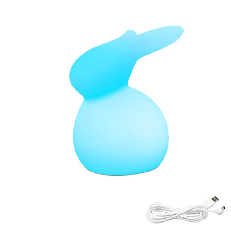 3W Alexa Voice Control Smart Light WIFI Mobile Phone APP Atmosphere Night Light, Specification:  14x18x28cm (A Rabbit Lamp)