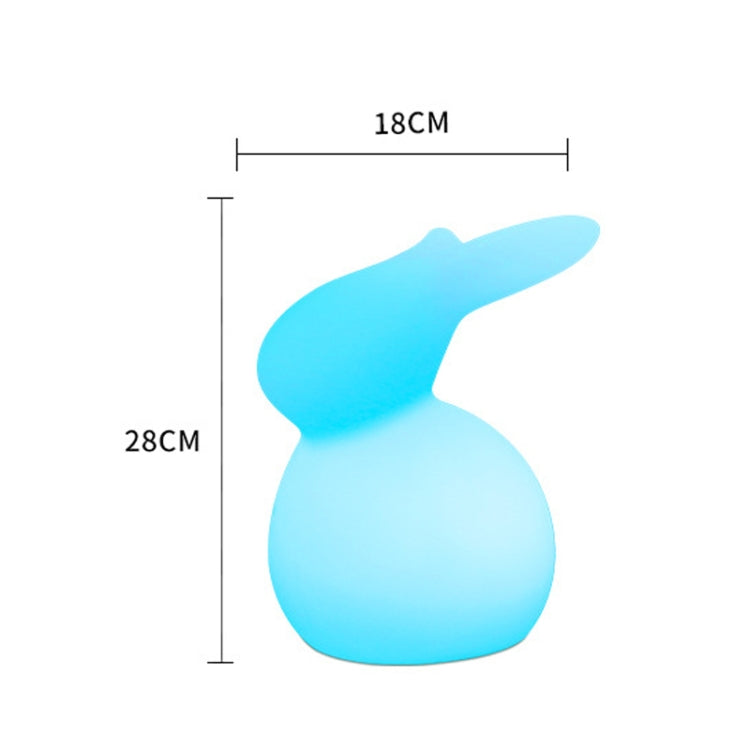 3W Alexa Voice Control Smart Light WIFI Mobile Phone APP Atmosphere Night Light, Specification:  14x18x28cm (A Rabbit Lamp)
