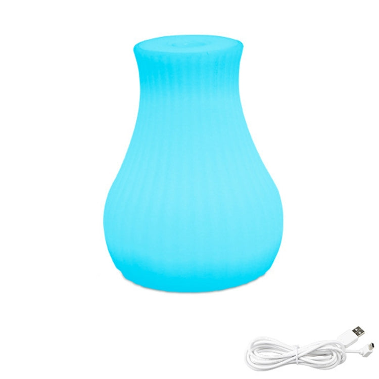 3W Alexa Voice Control Smart Light WIFI Mobile Phone APP Atmosphere Night Light, Specification: 10x15cm (Striped Vase Light)