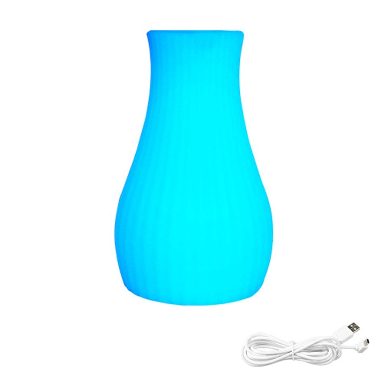 3W Alexa Voice Control Smart Light WIFI Mobile Phone APP Atmosphere Night Light, Specification: 10x20cm (Striped Vase Light)