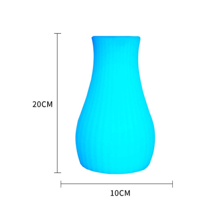 3W Alexa Voice Control Smart Light WIFI Mobile Phone APP Atmosphere Night Light, Specification: 10x20cm (Striped Vase Light)