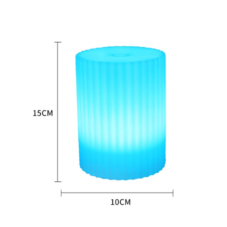 3W Alexa Voice Control Smart Light WIFI Mobile Phone APP Atmosphere Night Light, Specification: 10x15cm (Cylindrical Vase Light)