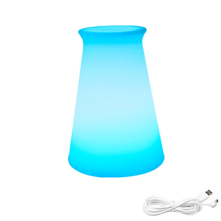 3W Alexa Voice Control Smart Light WIFI Mobile Phone APP Atmosphere Night Light, Specification: 10x15cm (Conical Vase Light)