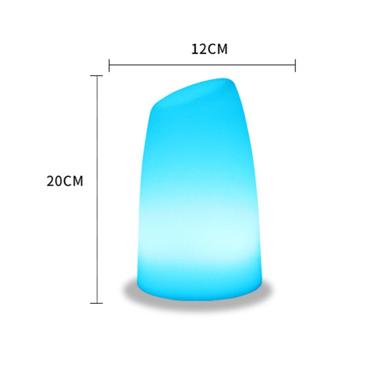 3W Alexa Voice Control Smart Light WIFI Mobile Phone APP Atmosphere Night Light, Specification: 12x20cm (Oblique Station Lamp)