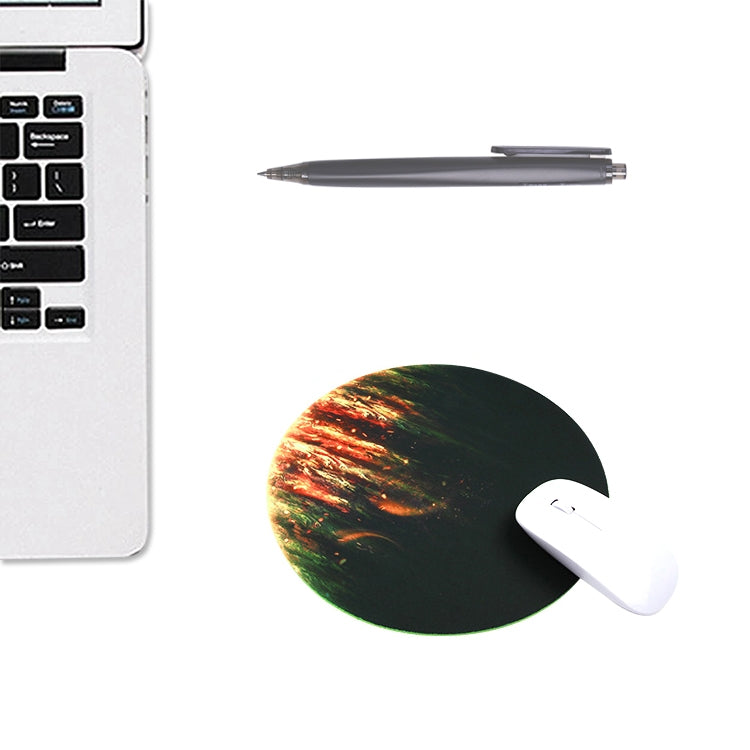 5 PCS Round Soft Rubber Planet Mouse Pad Computer Pad, Size: 250 x 250 x 3mm