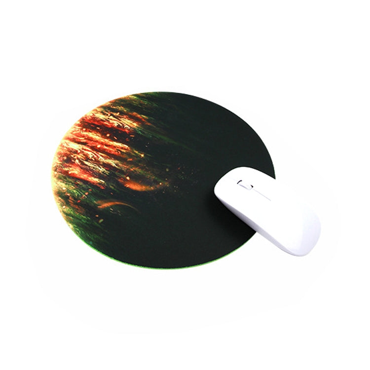 5 PCS Round Soft Rubber Planet Mouse Pad Computer Pad, Size: 250 x 250 x 3mm