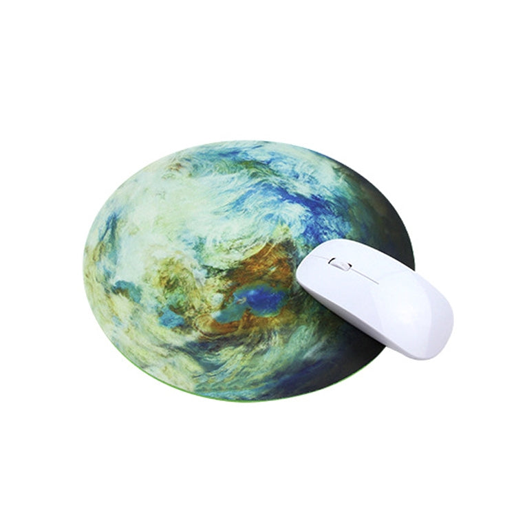 5 PCS Round Soft Rubber Planet Mouse Pad Computer Pad, Size: 250 x 250 x 3mm