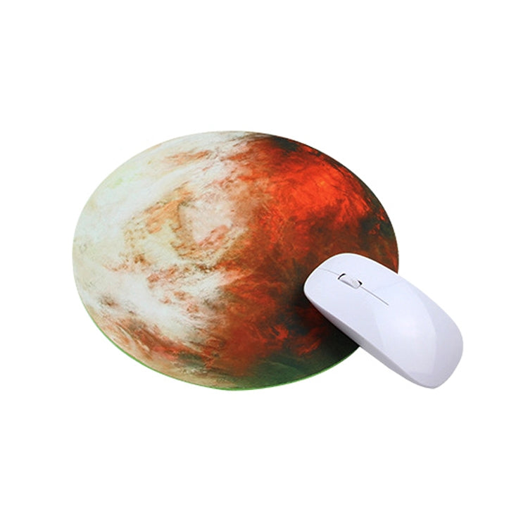 5 PCS Round Soft Rubber Planet Mouse Pad Computer Pad, Size: 250 x 250 x 3mm