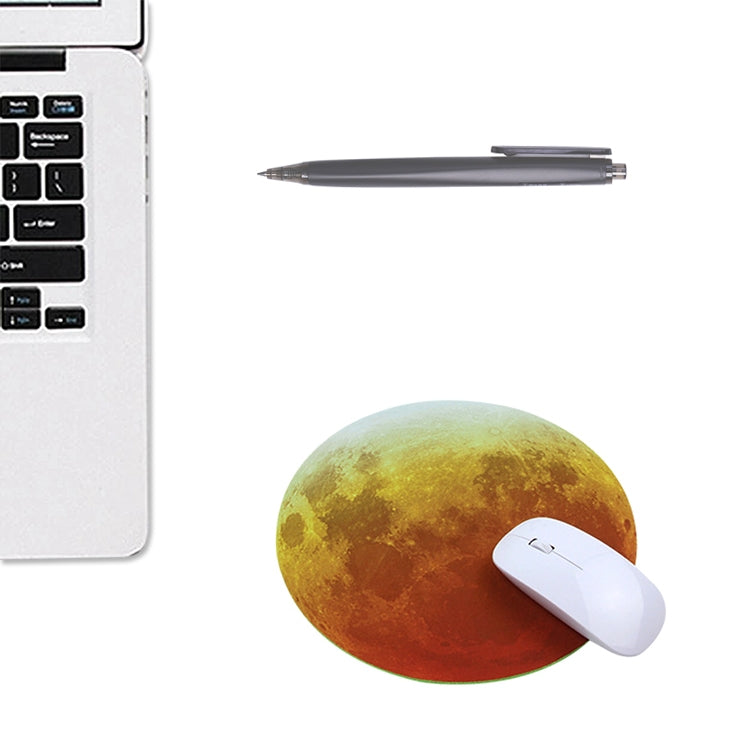 5 PCS Round Soft Rubber Planet Mouse Pad Computer Pad, Size: 250 x 250 x 3mm