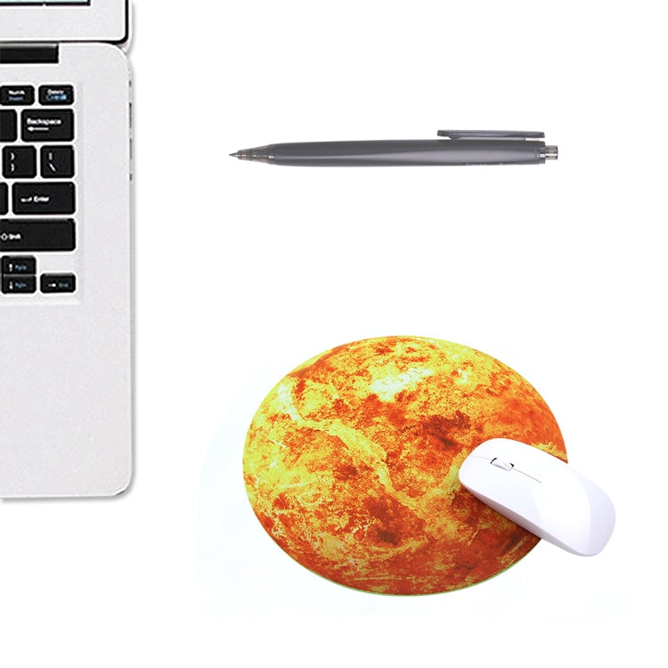 5 PCS Round Soft Rubber Planet Mouse Pad Computer Pad, Size: 250 x 250 x 3mm