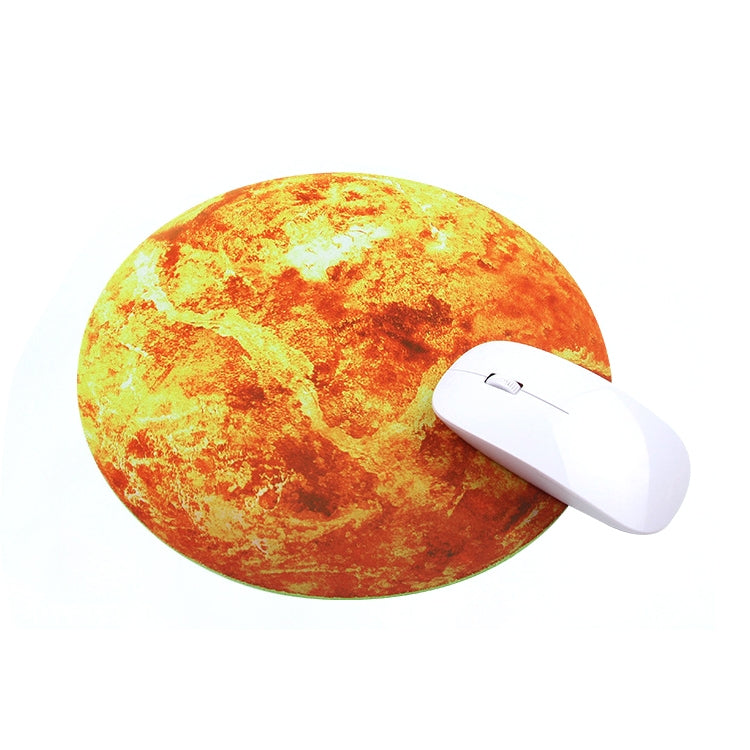 5 PCS Round Soft Rubber Planet Mouse Pad Computer Pad, Size: 250 x 250 x 3mm