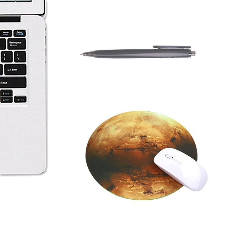 5 PCS Round Soft Rubber Planet Mouse Pad Computer Pad, Size: 250 x 250 x 3mm