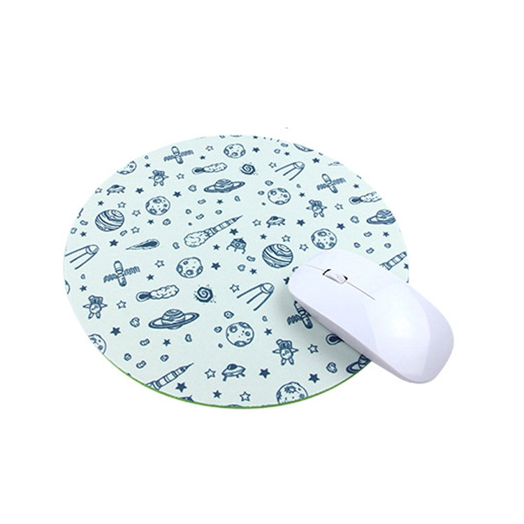 5 PCS Round Soft Rubber Planet Mouse Pad Computer Pad, Size: 250 x 250 x 3mm