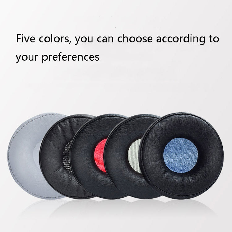 1 Pairs Headphone Sponge Cover Headphone Leather Cover For Jabra Revo Wireless, Colour: Black Blue Net