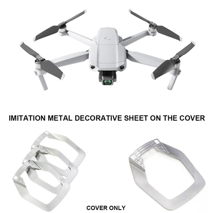 Metallic Upper Decorative Cover Spare Parts for DJI Mavic Air(Imitation Metal Decoration Sheet)