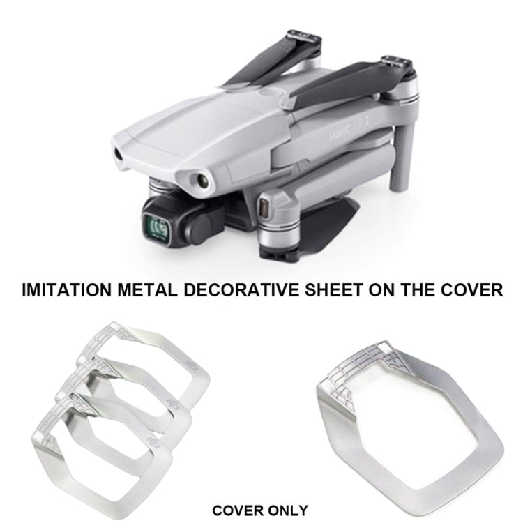 Metallic Upper Decorative Cover Spare Parts for DJI Mavic Air(Imitation Metal Decoration Sheet)