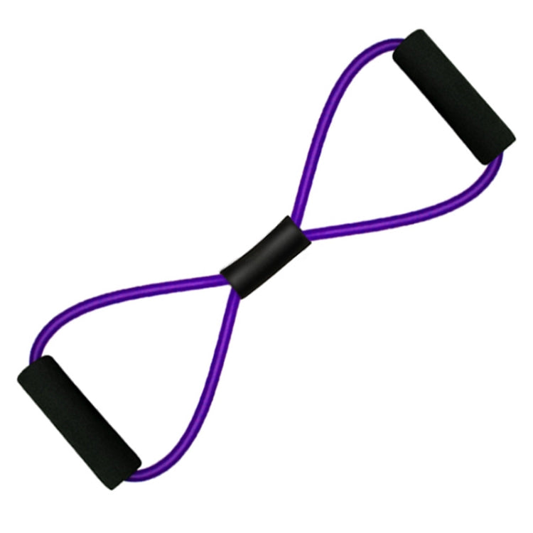 10 PCS Yoga Supplies 8-Word Tension Rope Tier Force Training To Make Chest Tube