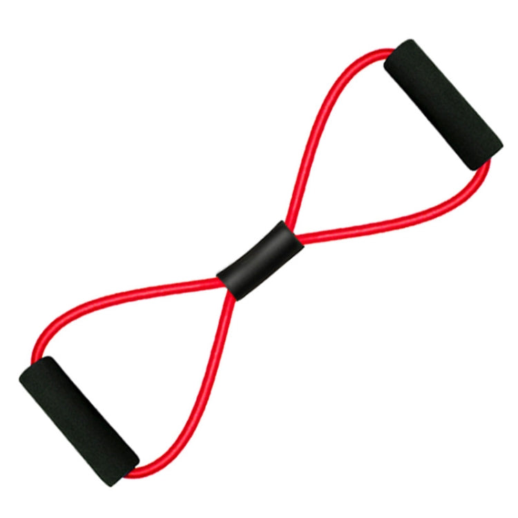 10 PCS Yoga Supplies 8-Word Tension Rope Tier Force Training To Make Chest Tube