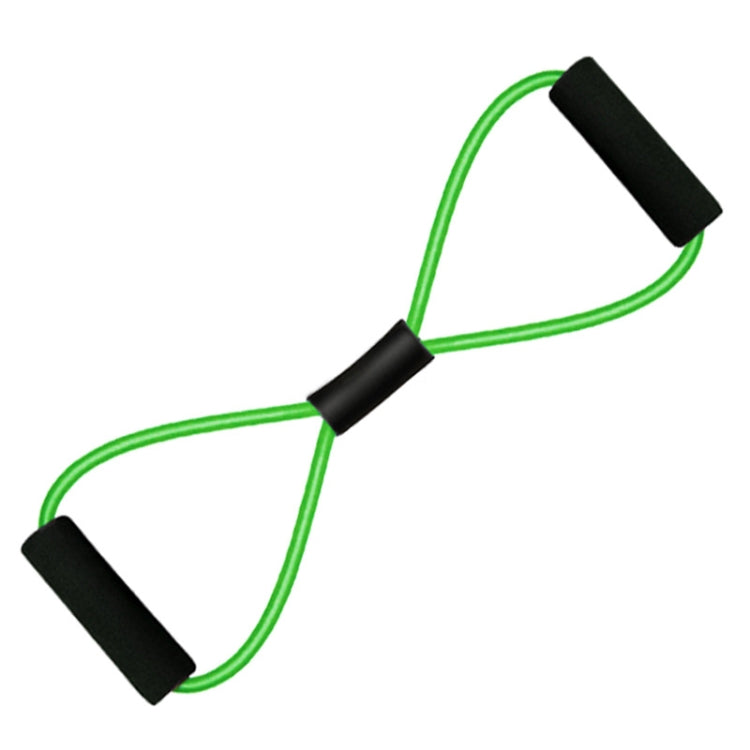 10 PCS Yoga Supplies 8-Word Tension Rope Tier Force Training To Make Chest Tube