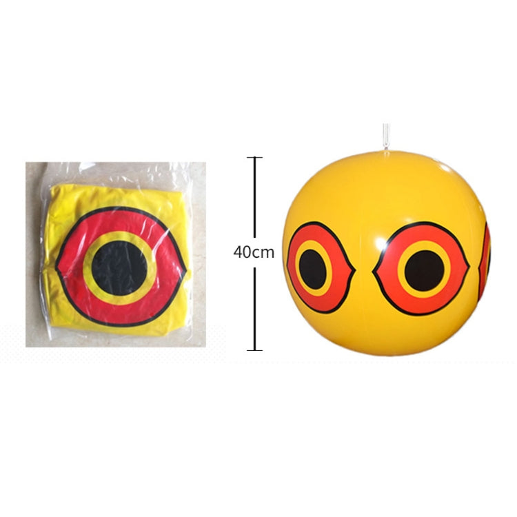 60cm 2 PCS PVC Inflatable Beach Ball Orchard Bird Ball Anti-Bird Farm Balloons
