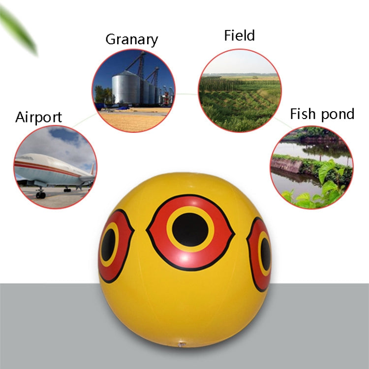 60cm 2 PCS PVC Inflatable Beach Ball Orchard Bird Ball Anti-Bird Farm Balloons
