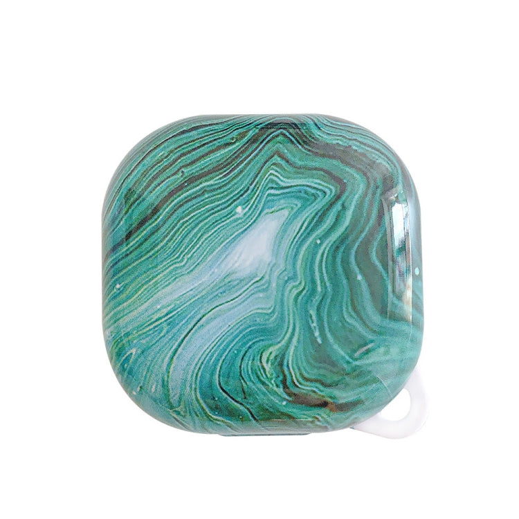 2 PCS Marble Pattern Wet Sticking PC Hard Shell Cover for Galaxy Buds Live