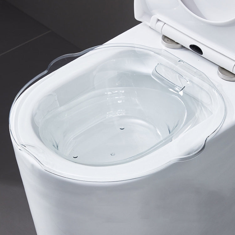 Private Parts Nursing Basin Men Women Pregnant Women Avoid Squatting Buttocks Basin Hemorrhoids Toilet Basin Bidet, Colour: Transparent