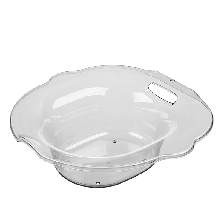 Private Parts Nursing Basin Men Women Pregnant Women Avoid Squatting Buttocks Basin Hemorrhoids Toilet Basin Bidet, Colour: Transparent