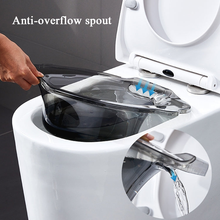 Private Parts Nursing Basin Men Women Pregnant Women Avoid Squatting Buttocks Basin Hemorrhoids Toilet Basin Bidet, Colour: Transparent