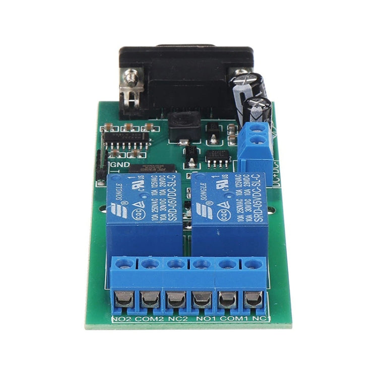 YYE-2 Single-Chip Serial Communication Dual-Way Relay Module Board Computer Control Switch PLC