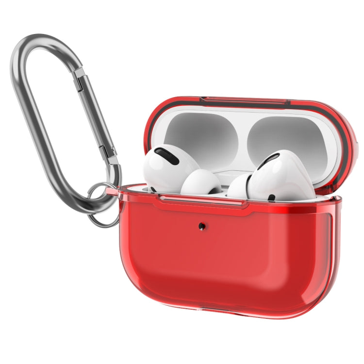 DDEHY668 Electroplated Transparent Silicone + PC Protective Cover For AirPods Pro