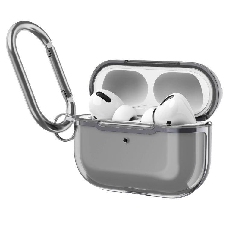 DDEHY668 Electroplated Transparent Silicone + PC Protective Cover For AirPods Pro