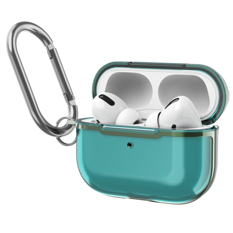 DDEHY668 Electroplated Transparent Silicone + PC Protective Cover For AirPods Pro