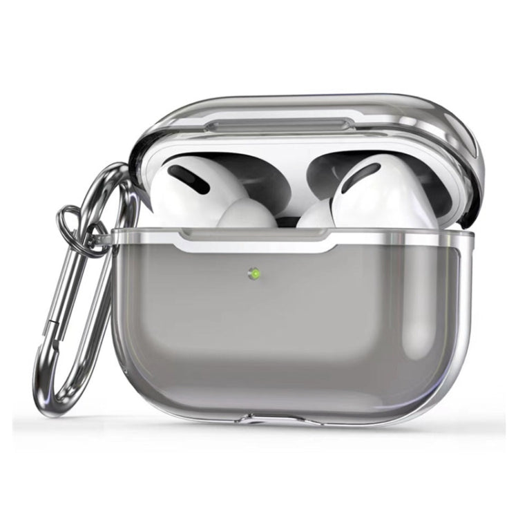 DDEHY668 Electroplated Transparent Silicone + PC Protective Cover For AirPods Pro