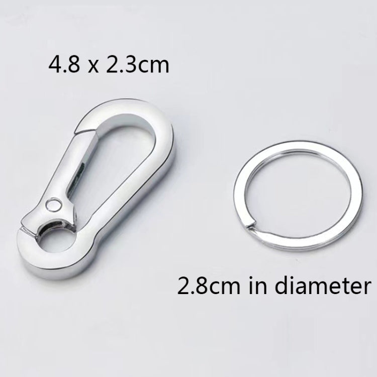 20 PCS Car Full Metal Waist Keychain Anti-Lost Key Chain