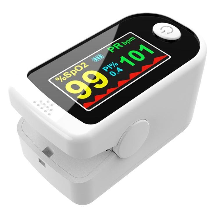 JSL-X201  TFT Color Screen Finger Clip Oximeter Pulse Oximetry Monitor(White)