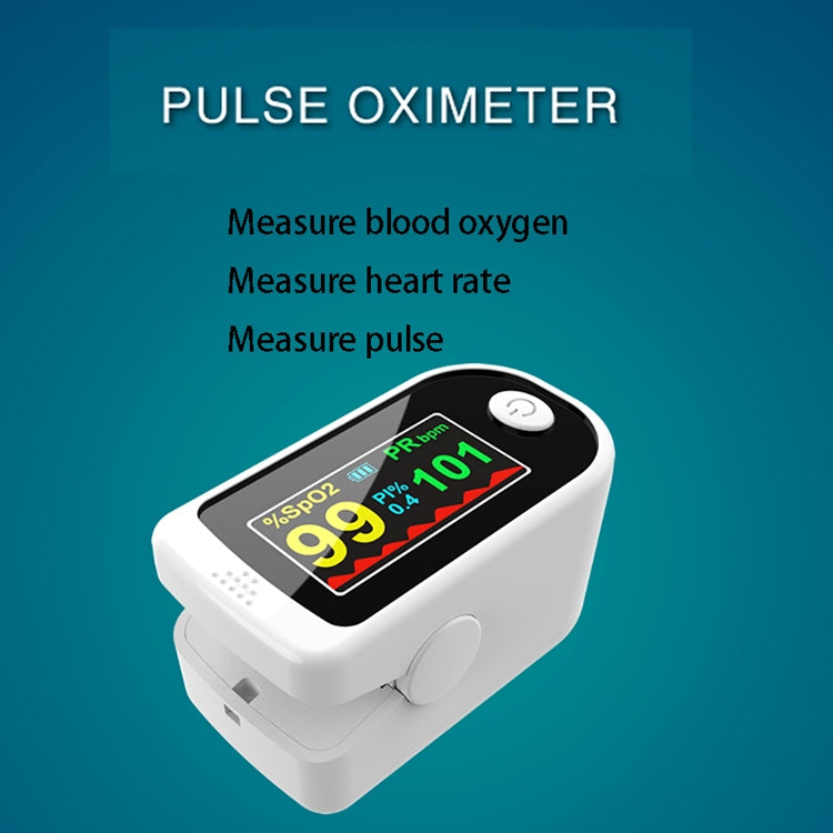 JSL-X201  TFT Color Screen Finger Clip Oximeter Pulse Oximetry Monitor(White)
