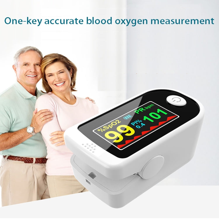 JSL-X201  TFT Color Screen Finger Clip Oximeter Pulse Oximetry Monitor(White)